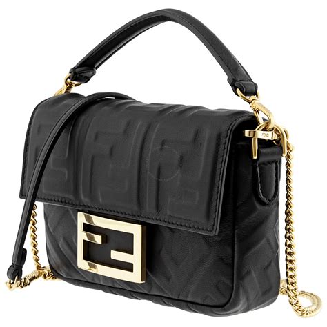 fendi leather baguette.